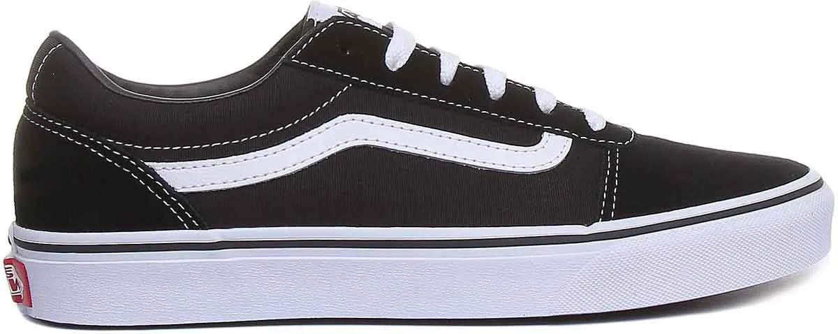 Vans Ward Youth In Black White