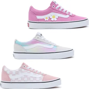 Vans Womens Ward Low Rise Retro Canvas Trainers