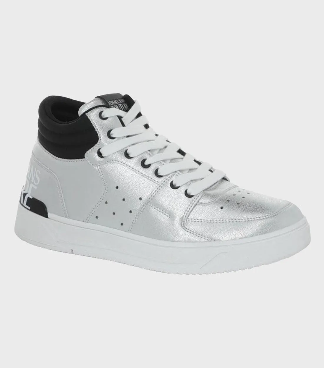 Versace Jeans Couture Zilver High Top Sneakers