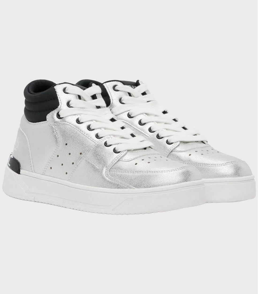 Versace Jeans Couture Zilver High Top Sneakers