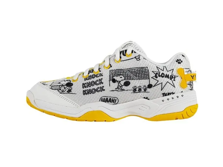 [VICTOR X PEANUTS Snoopy SN-VG JR] White Junior Court Shoes