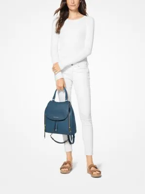 Viv Large Leather Backpack