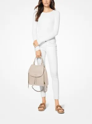 Viv Large Leather Backpack