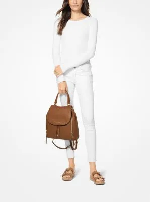 Viv Large Leather Backpack