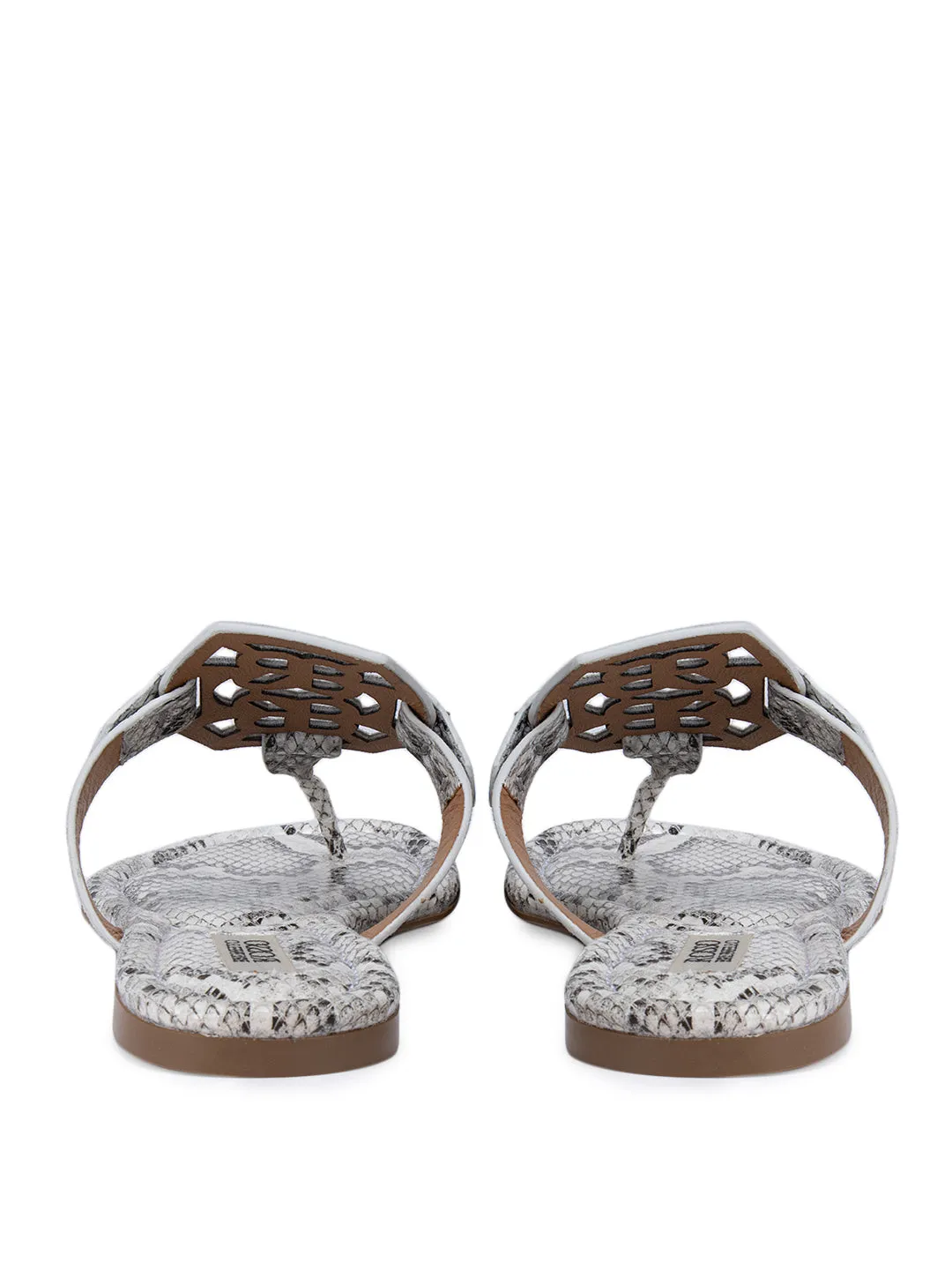 White Printed Logo Sliders