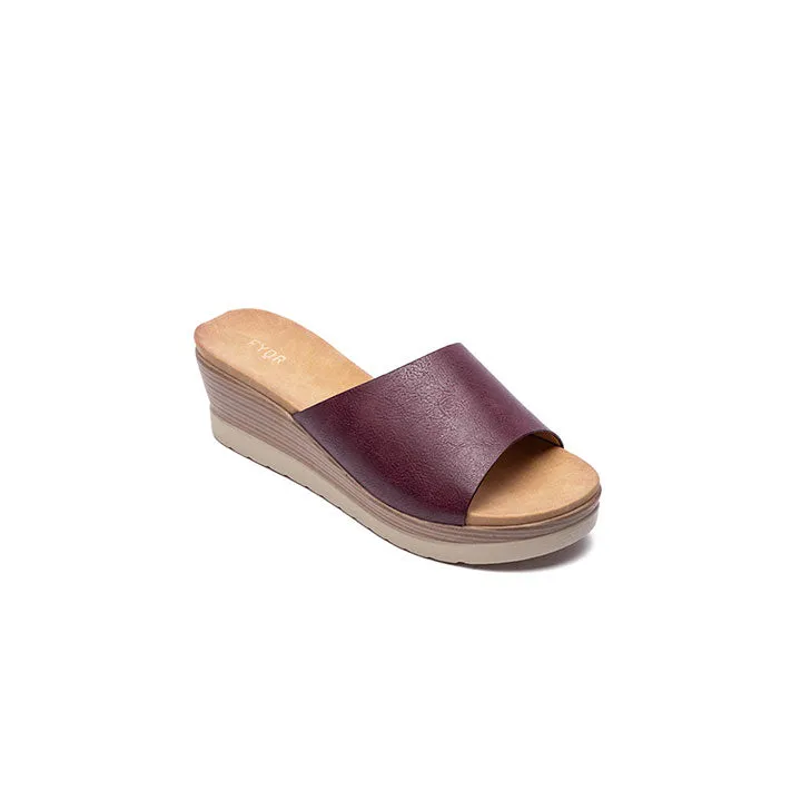 Wide Strap Flatform Sandal HL 34