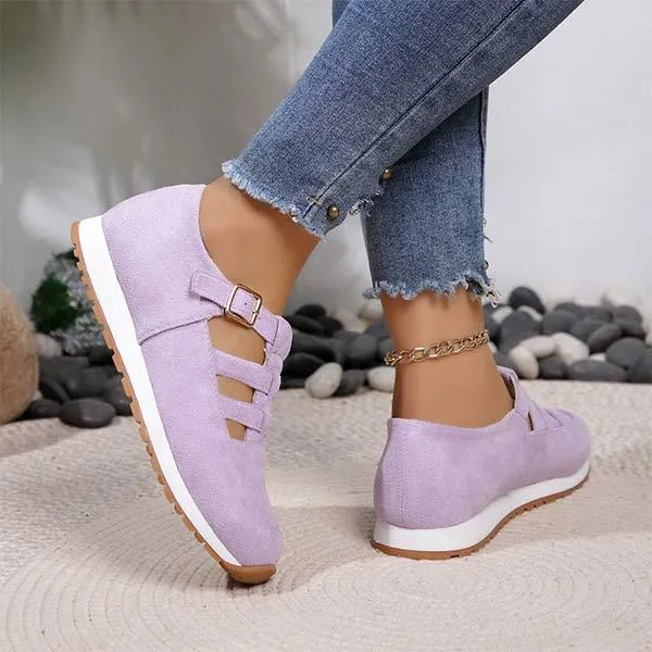 Women's Cutout Casual Flats 68613289C