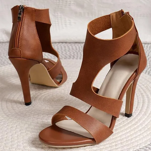 Women's Fashion Hollow Stiletto Dress Sandals 02280885S