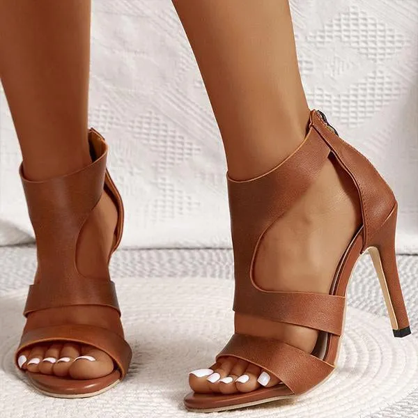 Women's Fashion Hollow Stiletto Dress Sandals 02280885S
