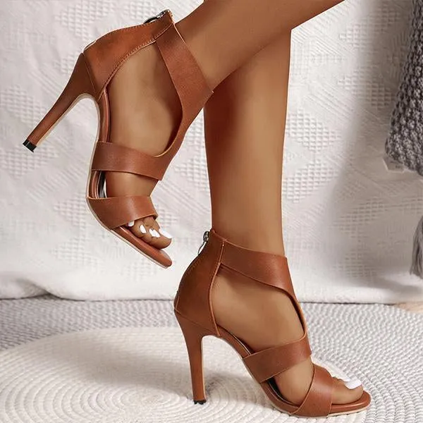 Women's Fashion Hollow Stiletto Dress Sandals 02280885S