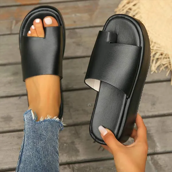 Women's Fashion Platform Slide Sandals 18237272C