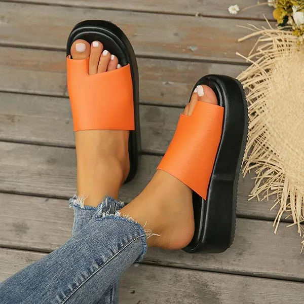 Women's Fashion Platform Slide Sandals 18237272C