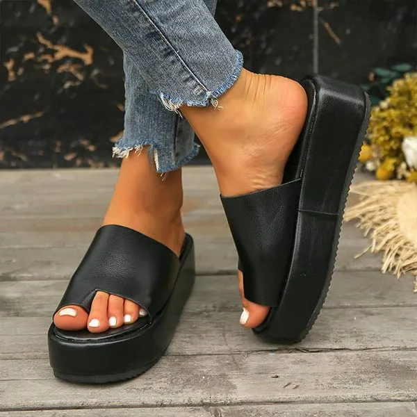 Women's Fashion Platform Slide Sandals 18237272C