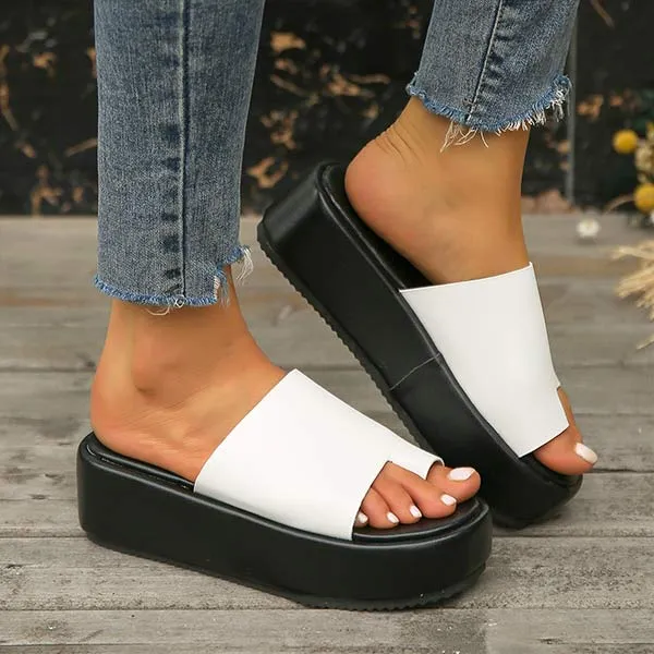 Women's Fashion Platform Slide Sandals 18237272C