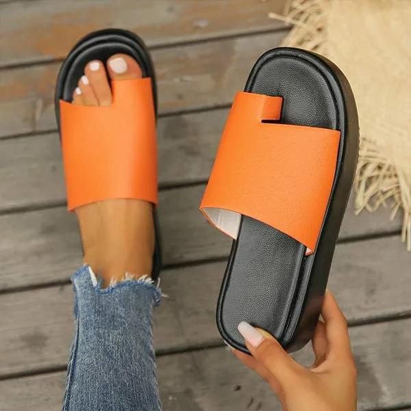 Women's Fashion Platform Slide Sandals 18237272C