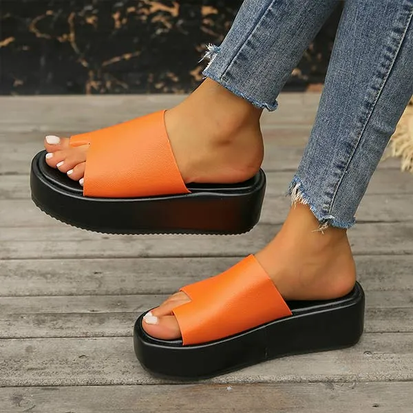 Women's Fashion Platform Slide Sandals 18237272C