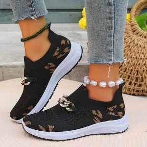 Women's Fashionable Casual Slip-On Sneakers 55677313C