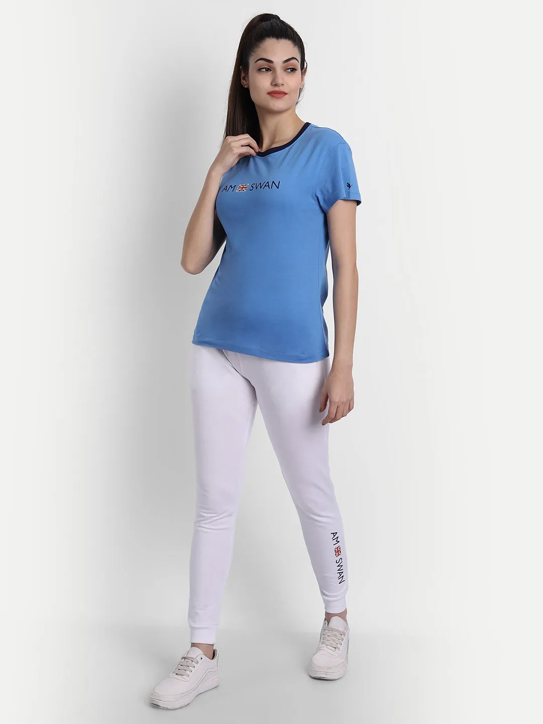 Women'S Half Sleeve T-Shirts In Premium Cotton Fabric