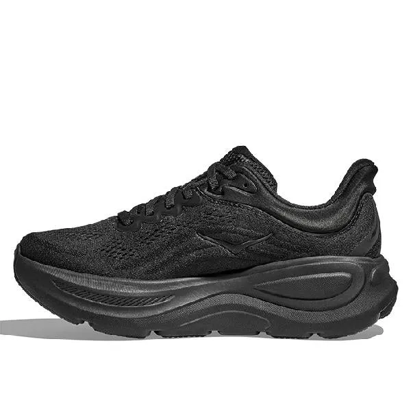 Womens Hoka Bondi 9 Extra Wide in Black/Black