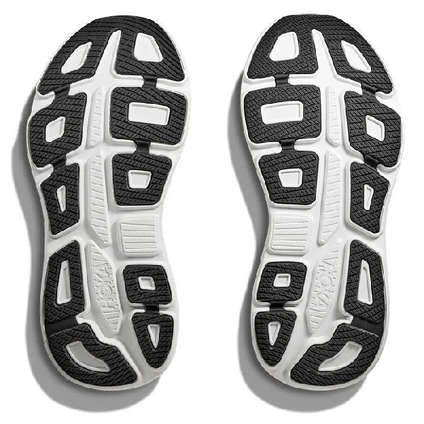 Womens Hoka Bondi 9 Extra Wide in Black/White