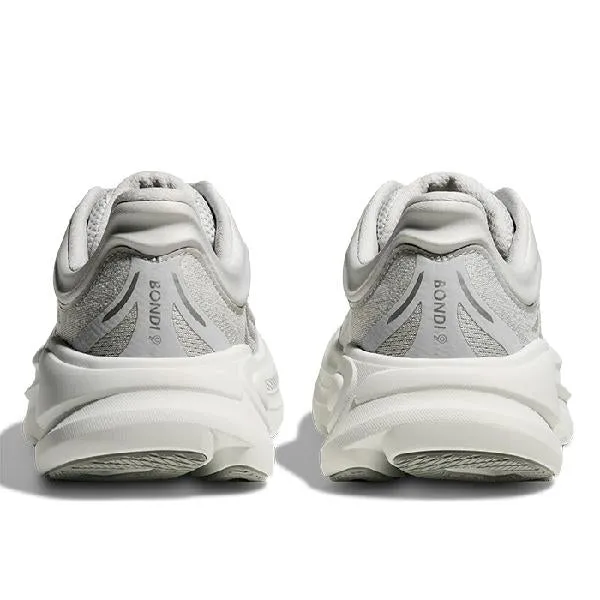 Womens Hoka Bondi 9 Extra Wide in Stardust/Silver