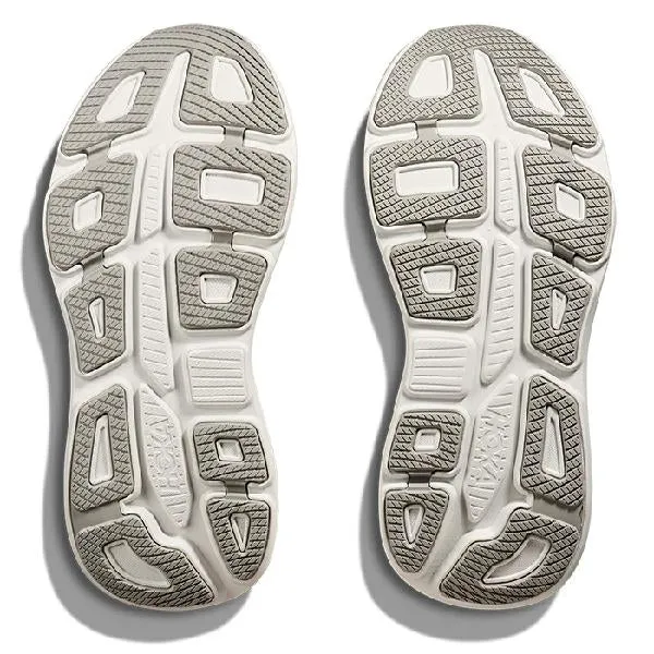 Womens Hoka Bondi 9 Extra Wide in Stardust/Silver