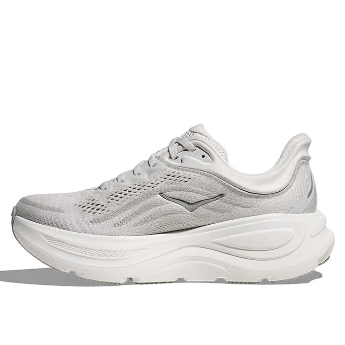 Womens Hoka Bondi 9 Extra Wide in Stardust/Silver