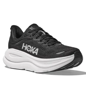 Womens Hoka Bondi 9 in Black/White