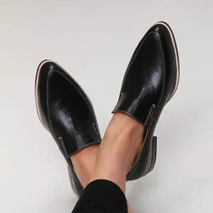 Women's Low Heel Slip-On Casual Flats 21941031C
