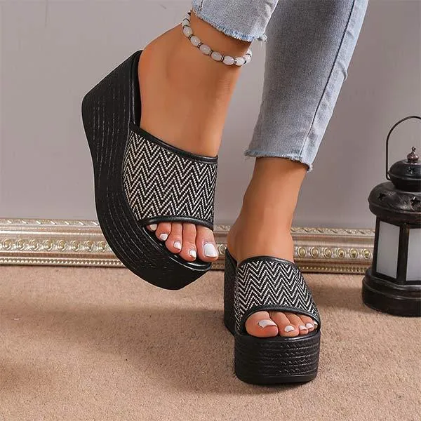 Women's Platform Wedge Sandals 90261448C