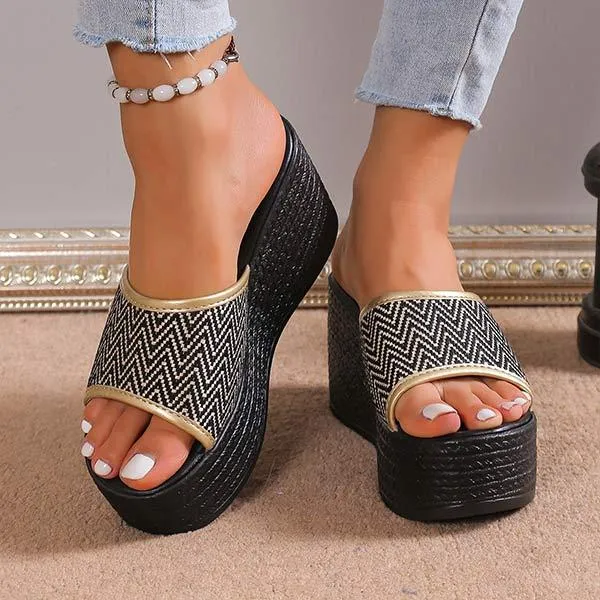 Women's Platform Wedge Sandals 90261448C