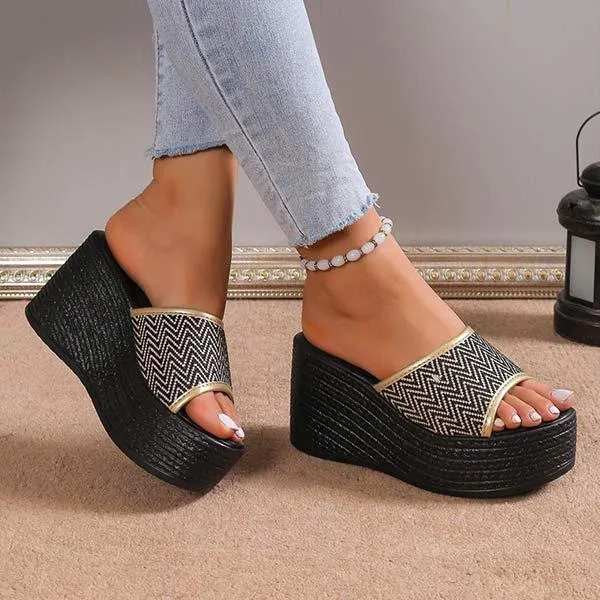 Women's Platform Wedge Sandals 90261448C