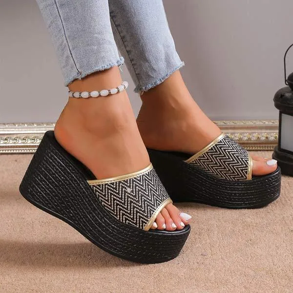 Women's Platform Wedge Sandals 90261448C