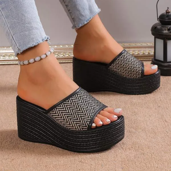 Women's Platform Wedge Sandals 90261448C