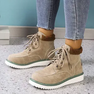 Women's Warm Winter Short Snow Boots 68564542C
