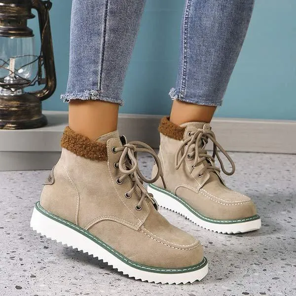 Women's Warm Winter Short Snow Boots 68564542C