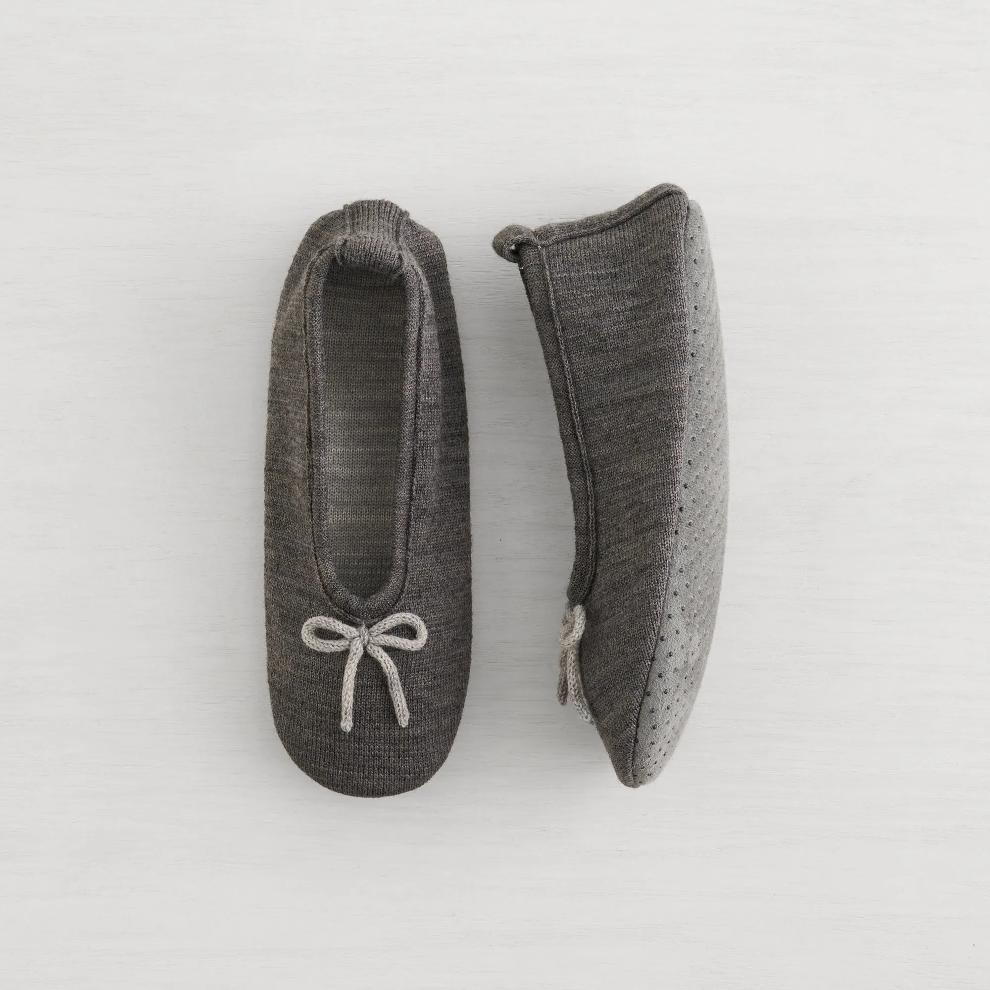 Womens Wool Ballet Slippers - 1PK