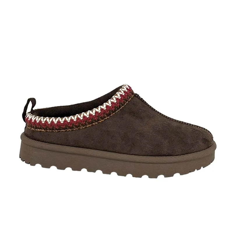 Women's Zen Cozy Mule Slippers in Chocolate