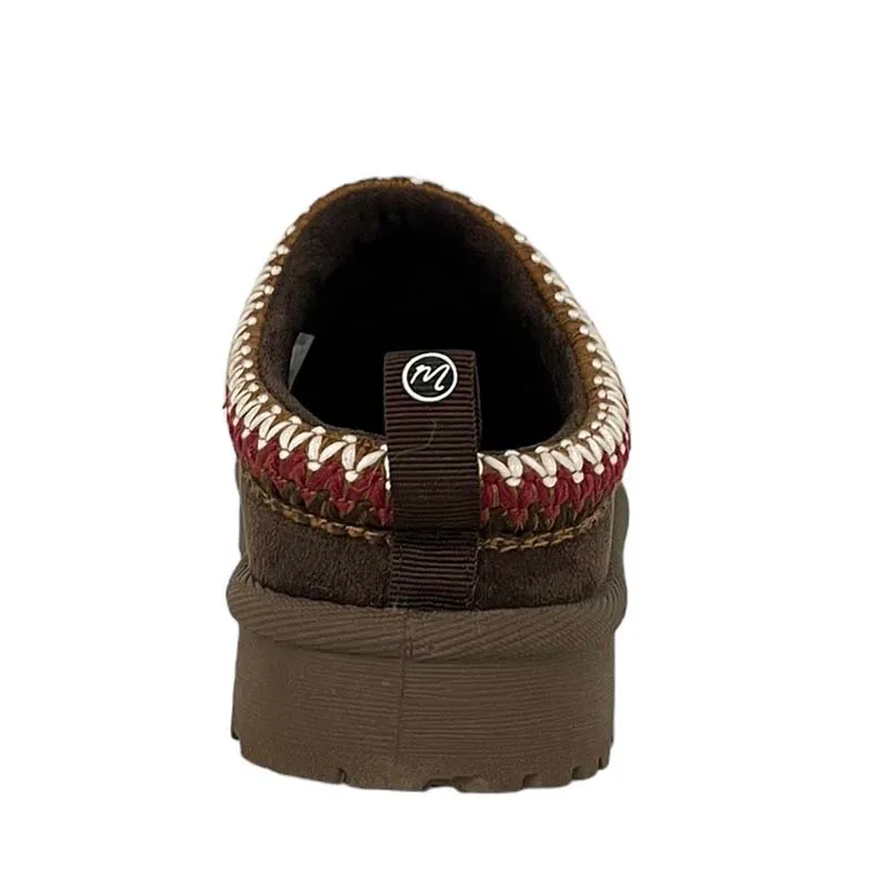 Women's Zen Cozy Mule Slippers in Chocolate