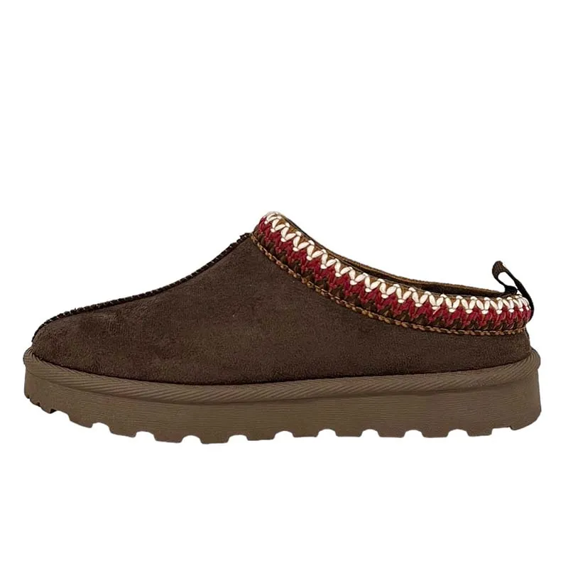 Women's Zen Cozy Mule Slippers in Chocolate