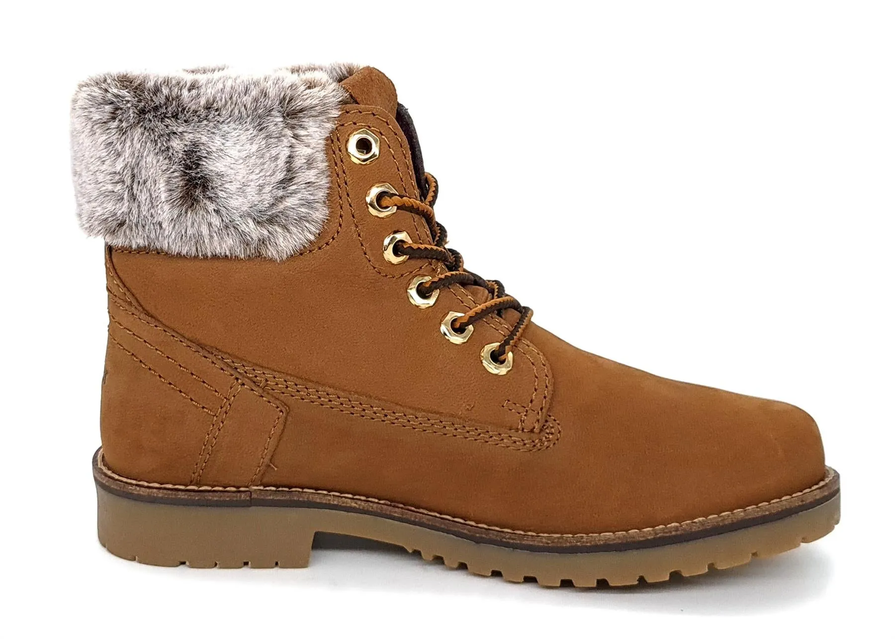 Wrangler Alaska Womens Warm Fleece Ankle Lace Boots
