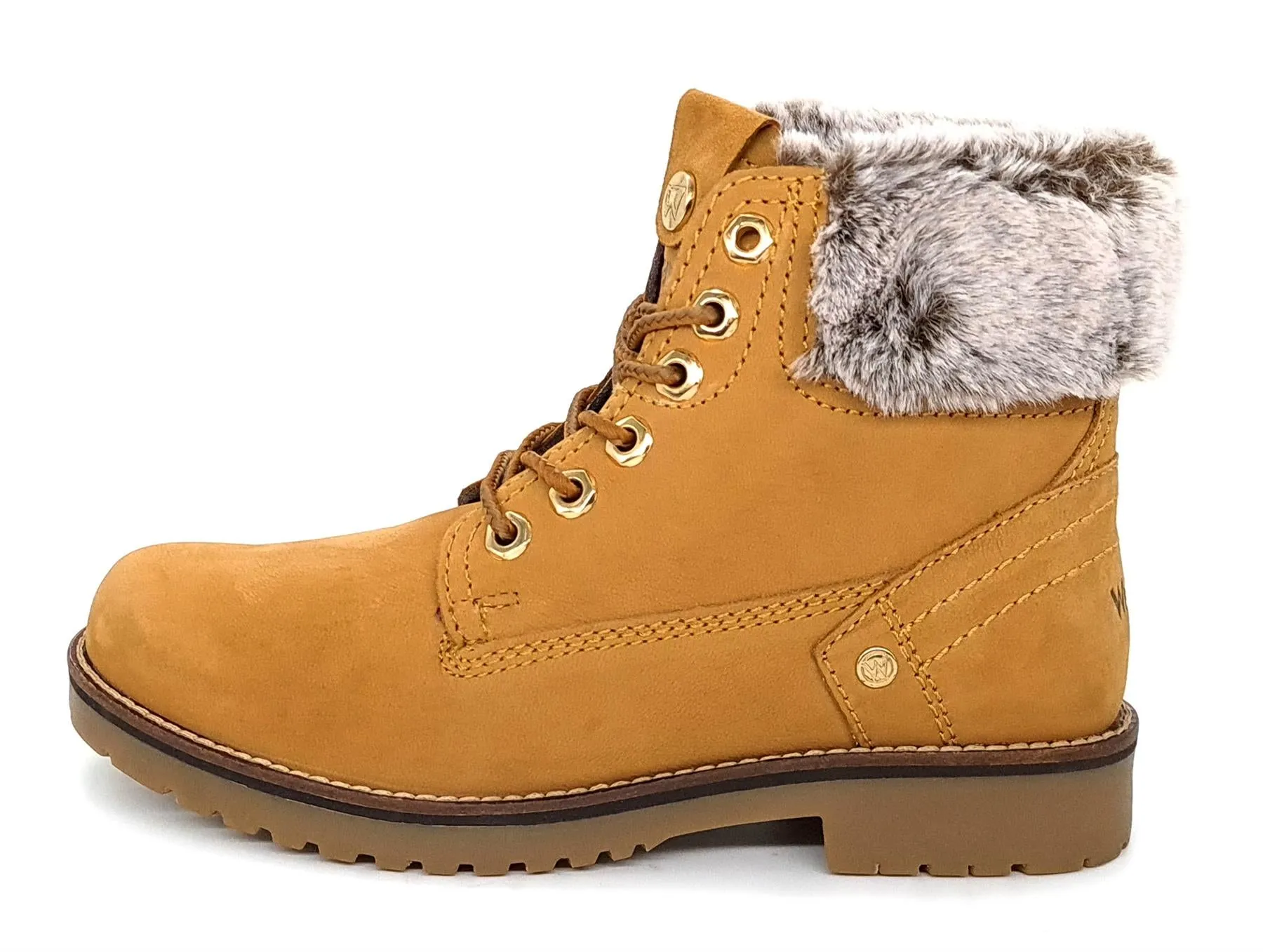 Wrangler Alaska Womens Warm Fleece Ankle Lace Boots