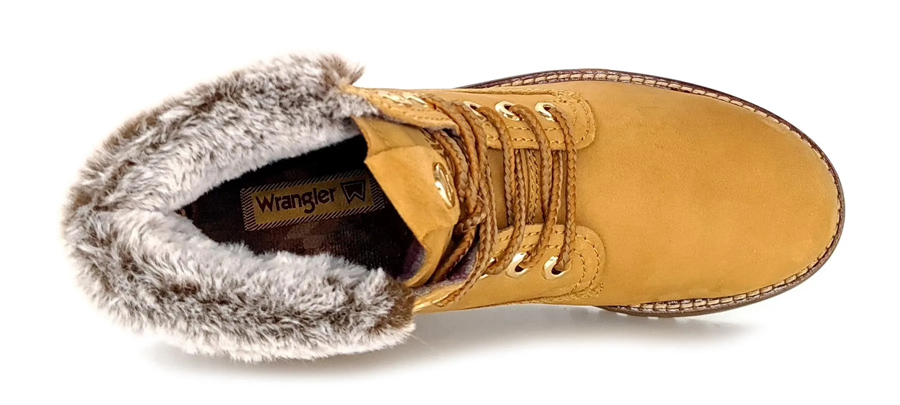 Wrangler Alaska Womens Warm Fleece Ankle Lace Boots