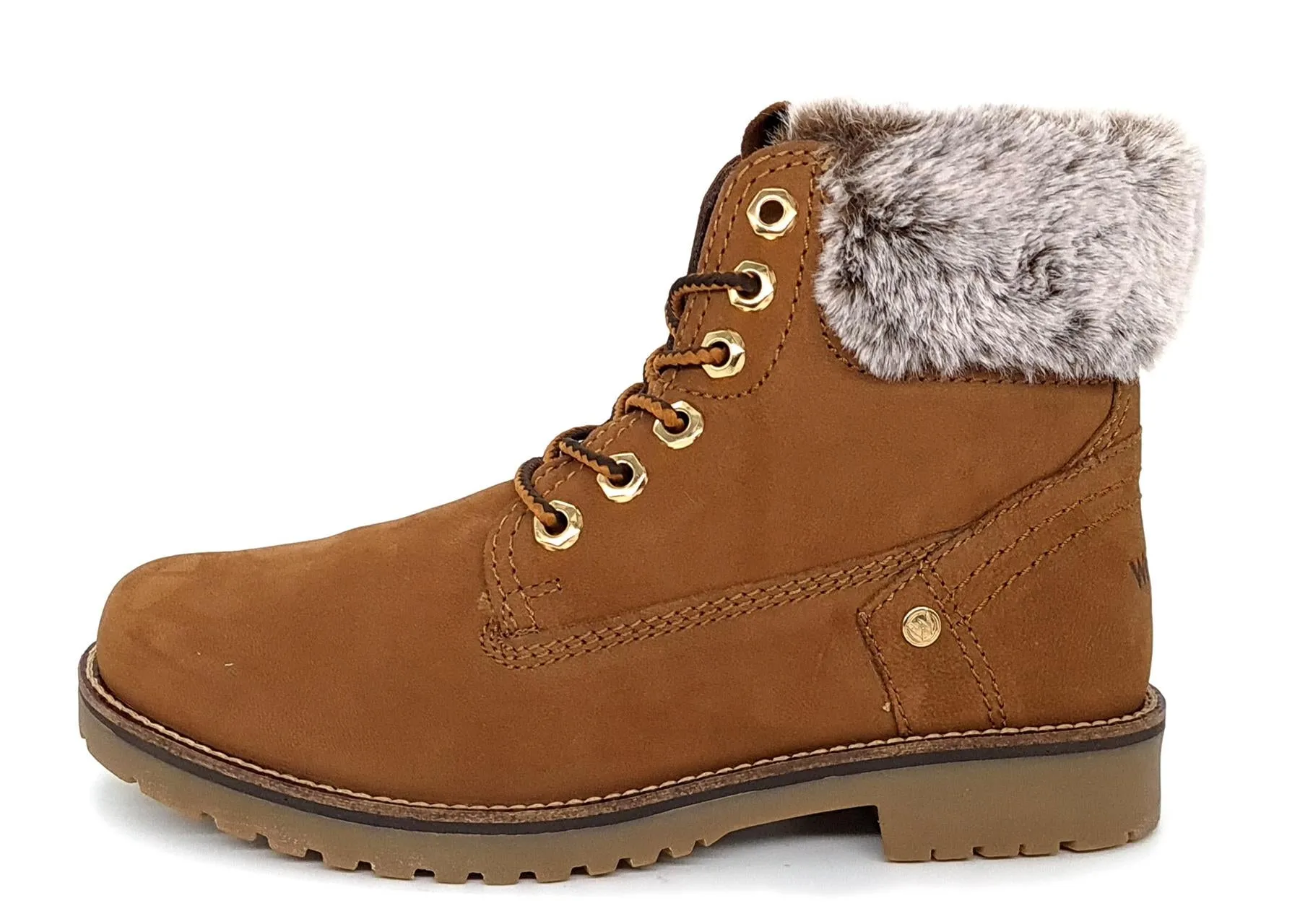 Wrangler Alaska Womens Warm Fleece Ankle Lace Boots