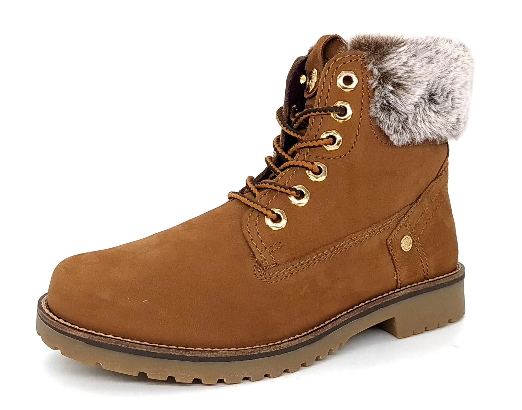 Wrangler Alaska Womens Warm Fleece Ankle Lace Boots