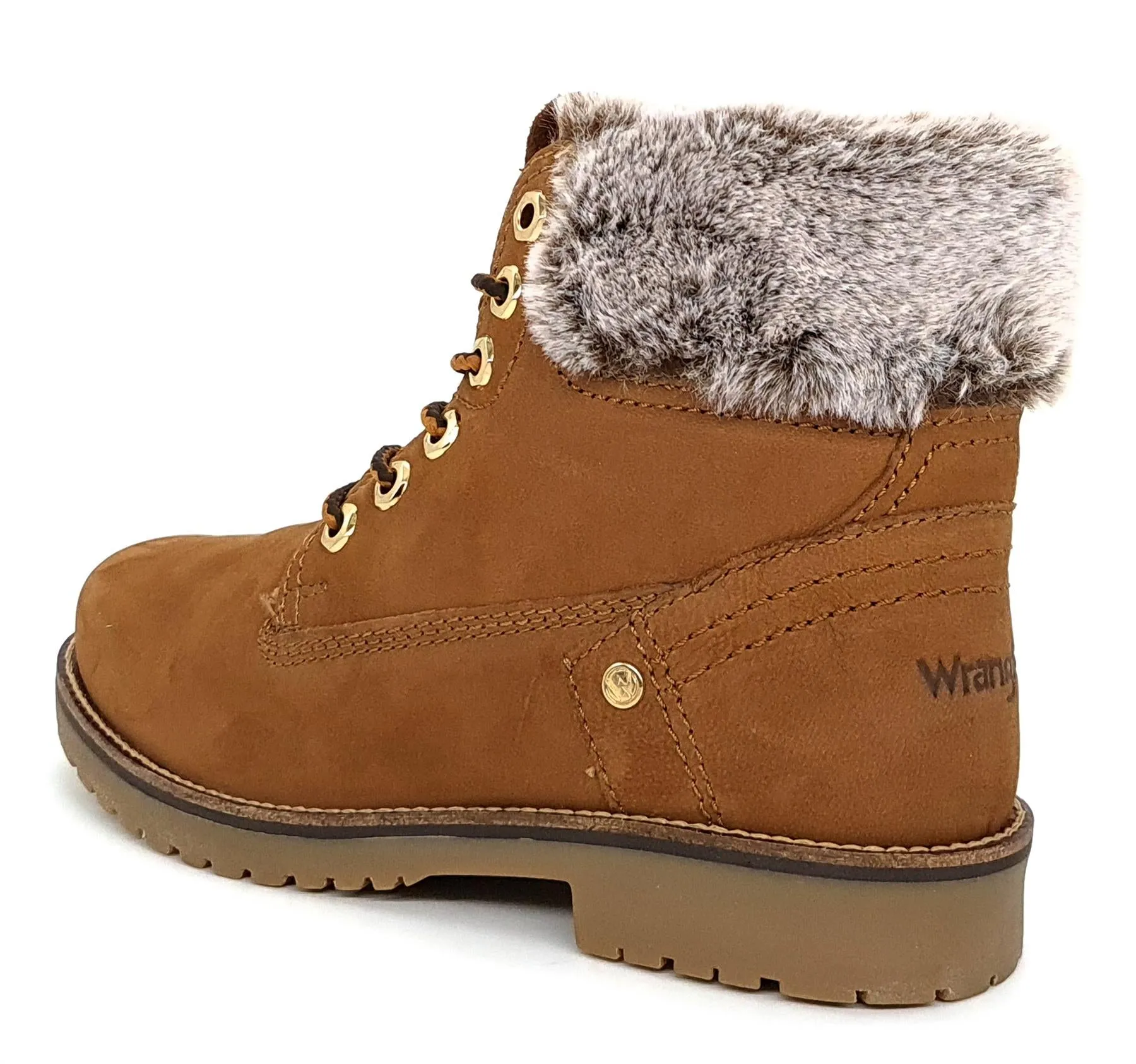 Wrangler Alaska Womens Warm Fleece Ankle Lace Boots