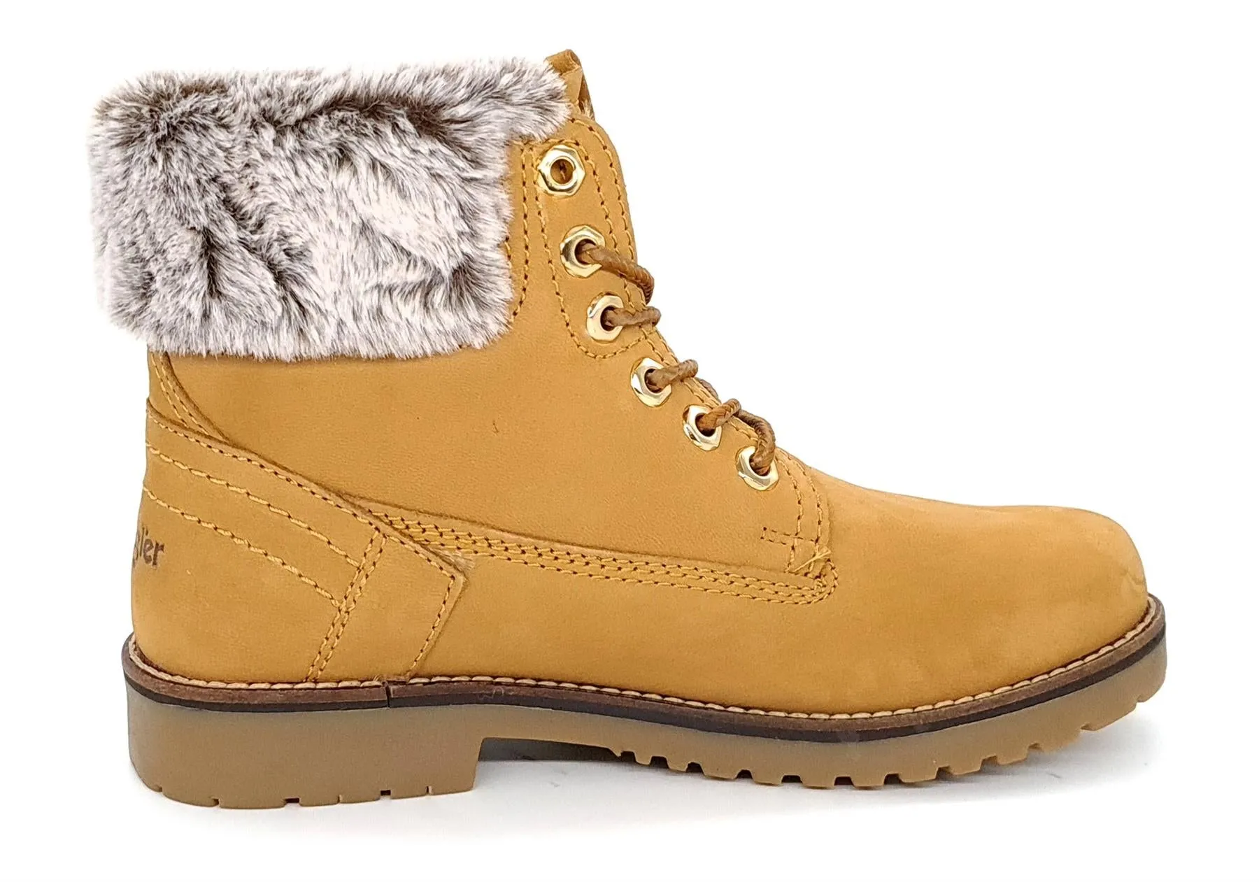Wrangler Alaska Womens Warm Fleece Ankle Lace Boots