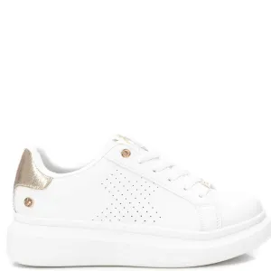 XTI White & Gold Classic Sneakers