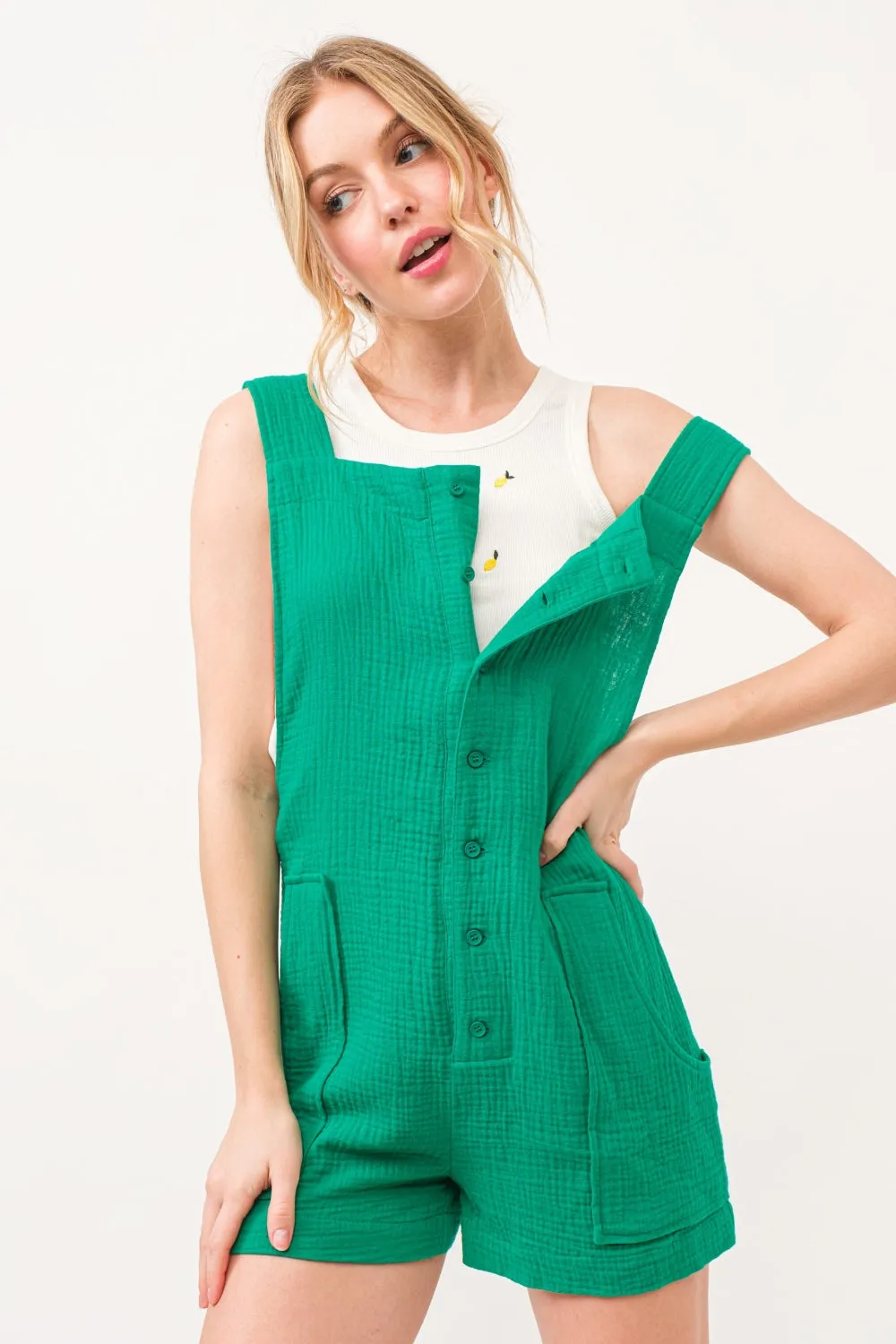 Yareli Sleeveless Romper