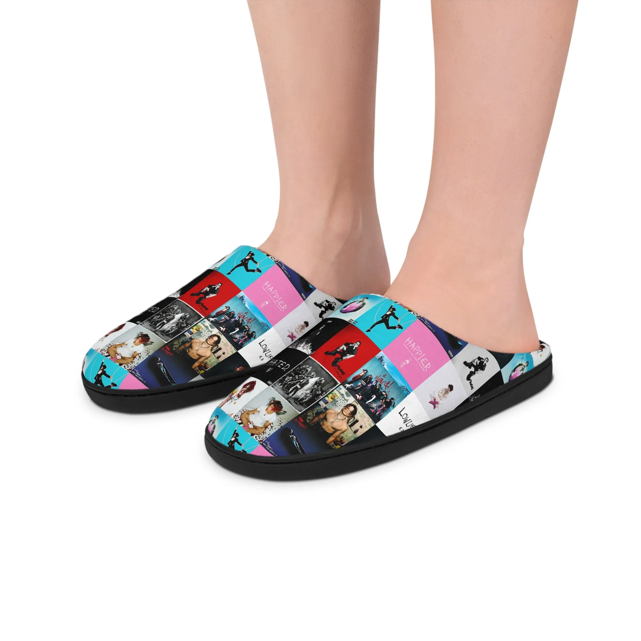 YUNGBLUD Album Cover Art Collage Women's Indoor Slippers
